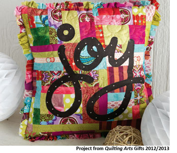 Find easy Christmas gifts to make and handmade gift ideas in Quilting Arts Gifts magazine.