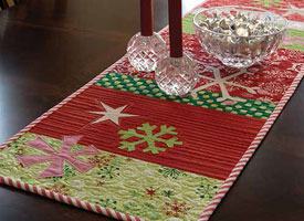 Handmade Gift Ideas: Snow Play Table Runner