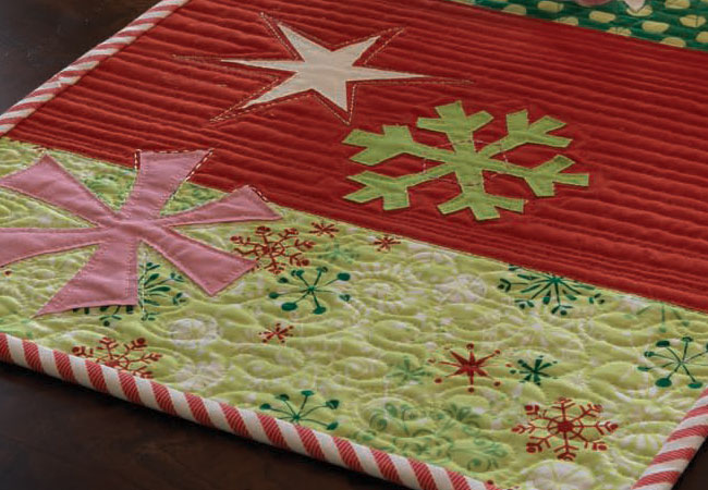Make beautiful holiday table runners with this great pattern.