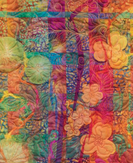 Explore how to make quilts using unusual fabrics such as sheers. Explore how to make quilts using unusual fabrics such as sheers.