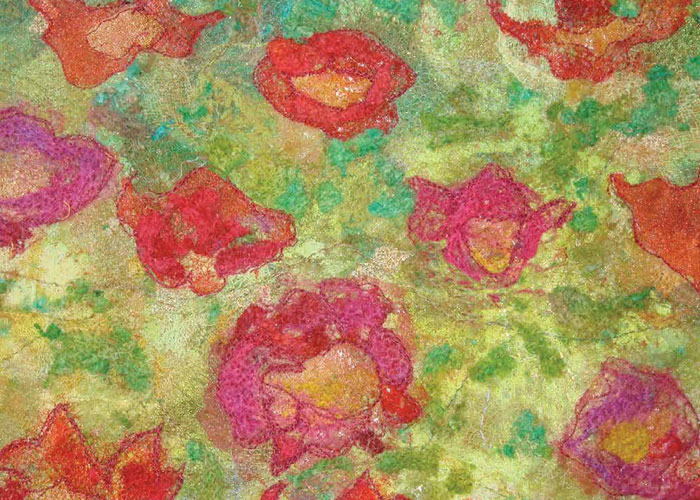Needle Felting How-To: Field of Flowers by Pokey Bolton