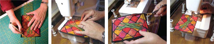 Learn how to simply machine bind a quilt with clean corners, the perfect technique for smaller quilts!
