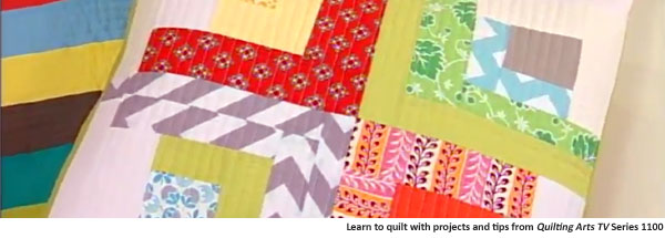 Get tips on quilting for beginners, advanced to basic quilting techniques, and more with Quilting Arts TV Series 1100