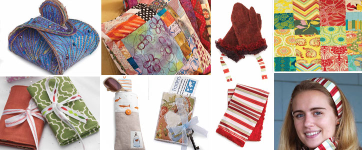 Find instructions to create each of these small quilting projects, free.