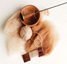 Techniques for spinning alpaca yarn alpaca