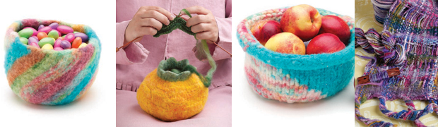 Learn how to create a felted yarn in this free eBook felted yarn
