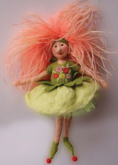 Projects using felt felted doll