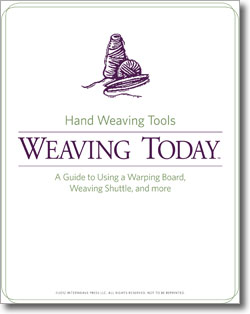 Learn which weaving equipment is used for what aspects of weaving free-guide-to-hand-weaving-supplies