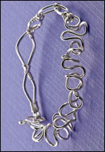 3-D Sterling Bracelet