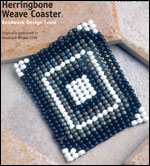 Herringbone Coaster