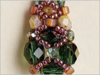 Netted Jewel Earrings