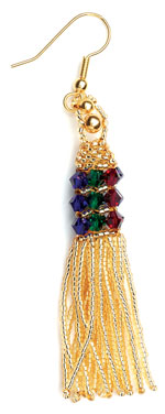 Crystal tassels