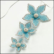 Frosted Flower Necklace