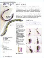 Stitch Pro by Jean Campbell Peyote Stitch, Herringbone Stitch, Bead Embroidery, bead weaving patterns, bead weaving instructions