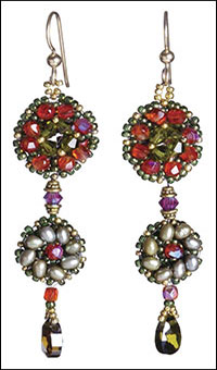 Crystal Flowerett Earrings