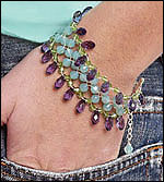 Bejeweled crystal bracelet