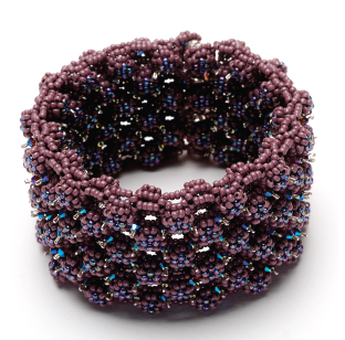 Ootheca Cuff from Seed Bead Fusion