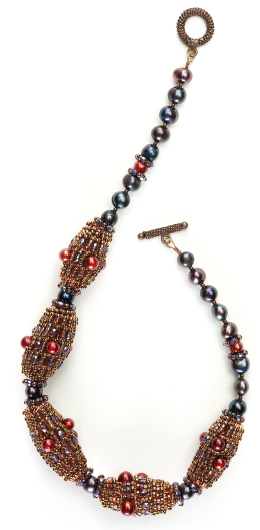 Wired Chrysalis Bead Necklace from Sead Bead Fusion