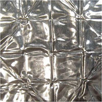 Folded, opened, and flattened with my fingers.