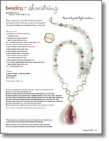 Beading on a shoestring Advice on saving money making beaded jewelry