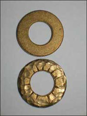 large bronze washers