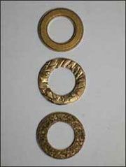 small bronze washers