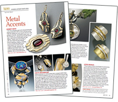 Using gold accents on silver jewelry Metal Accent Jewelry Trends