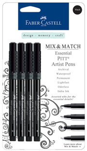 Essential PITT Artist Pens BLACK Essential PITT Artist Pens BLACK