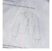 Arc de Triomphe Cardigan Sketch