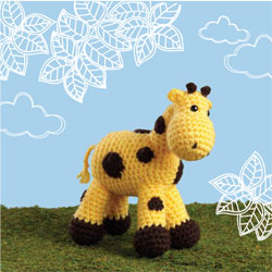 Crocheted Amigurumi Giraffe