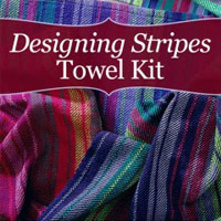 stripes towel weaving kit