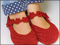 Crocheted Room Shoes from Japan