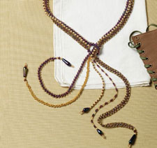 Create a one of a kind necklace in right-angle weave right-angle-weave-necklace
