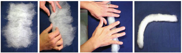 Understand the process of carding fiber. carding-fiber