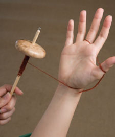 Discover how Andean plying is a great way to ply small samples Andean-plying