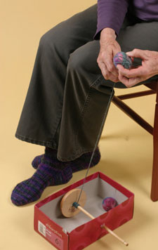 Learn the ins and outs to plying on a drop spindle drop-spindle-plying
