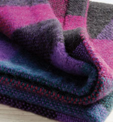 Project to learn how to weave a blanket