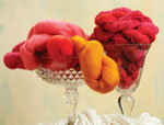Lovely top and handspun yarn