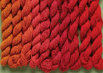 A palette of handspun yarns