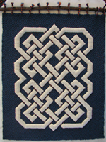 Doubleweave piqué pick-up