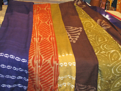 Handwoven, hand-dyed fair trade fabrics