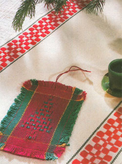 Huck Lace ornament by Susan Lesche