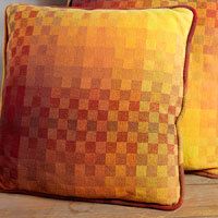 Summer and winter pillows by Sarah Jackson