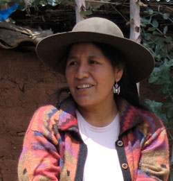 Nilda shares Andean techniques Nilda Callanaupa Alvarez