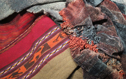 Handwoven mantas, ruanas, and shawls