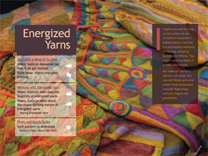 SpinKnit eMag Energized Yarn feature
