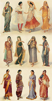 Different Styles of Saris