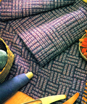Margaret Windeknecht's color-and-weave scarf