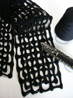 Madelyn van der Hoogt's felted Marino scarf