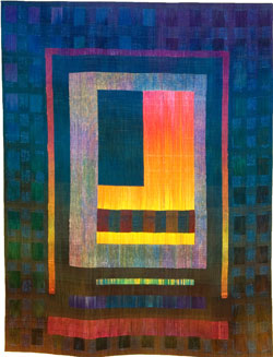 Art weaving "Spirit House" Laura Militzer Bryant